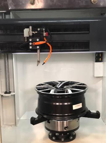 Machine de redressage et de tournage de jantes en diamant CNC Kingersheim 0